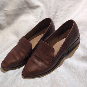 Madewell Brown All Leather Loafers